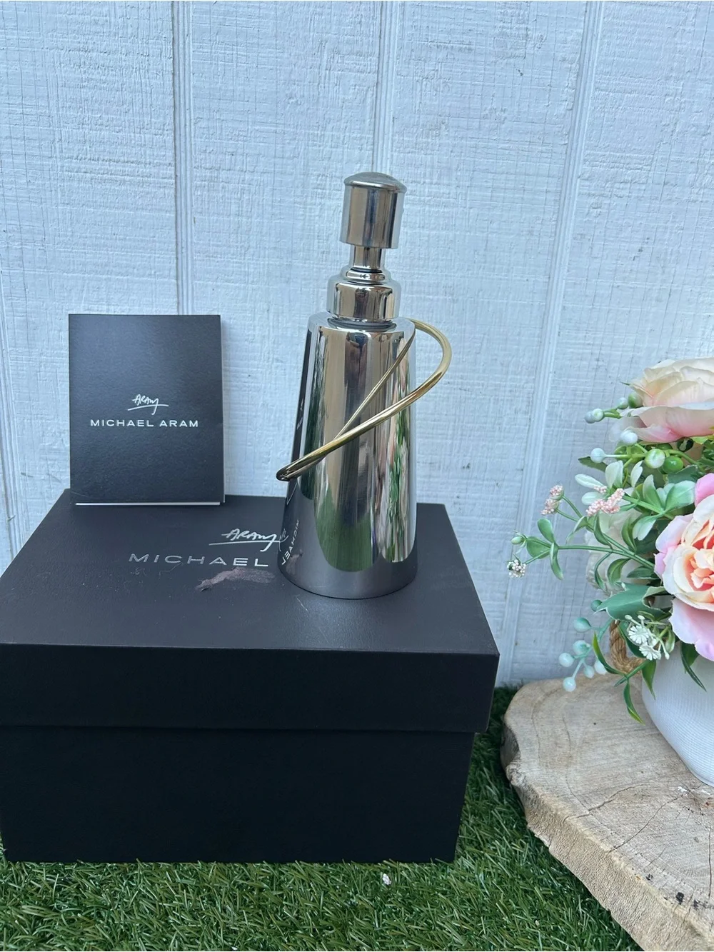Michael Aram Calla Lily Soap Dispenser gently used